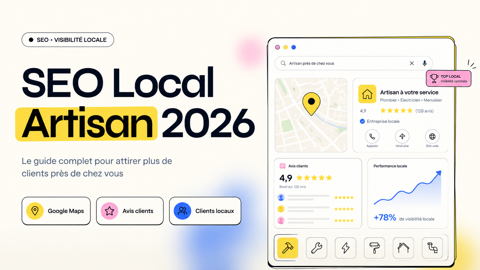 SEO local artisan : le guide complet 2026